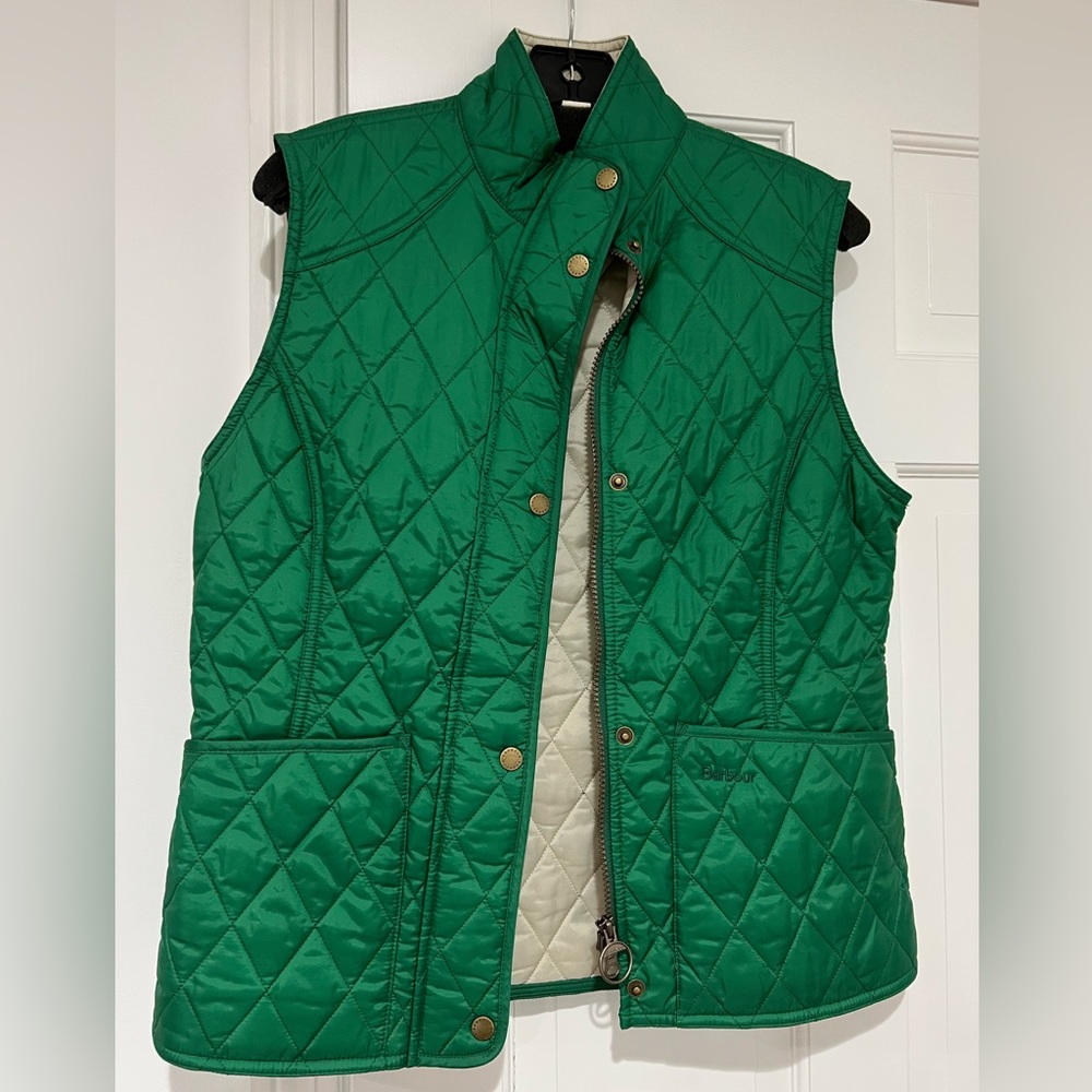 Women’s Barbour Quilted Vest Green Gem